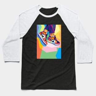 Shoes Jordan Pop Art Baseball T-Shirt